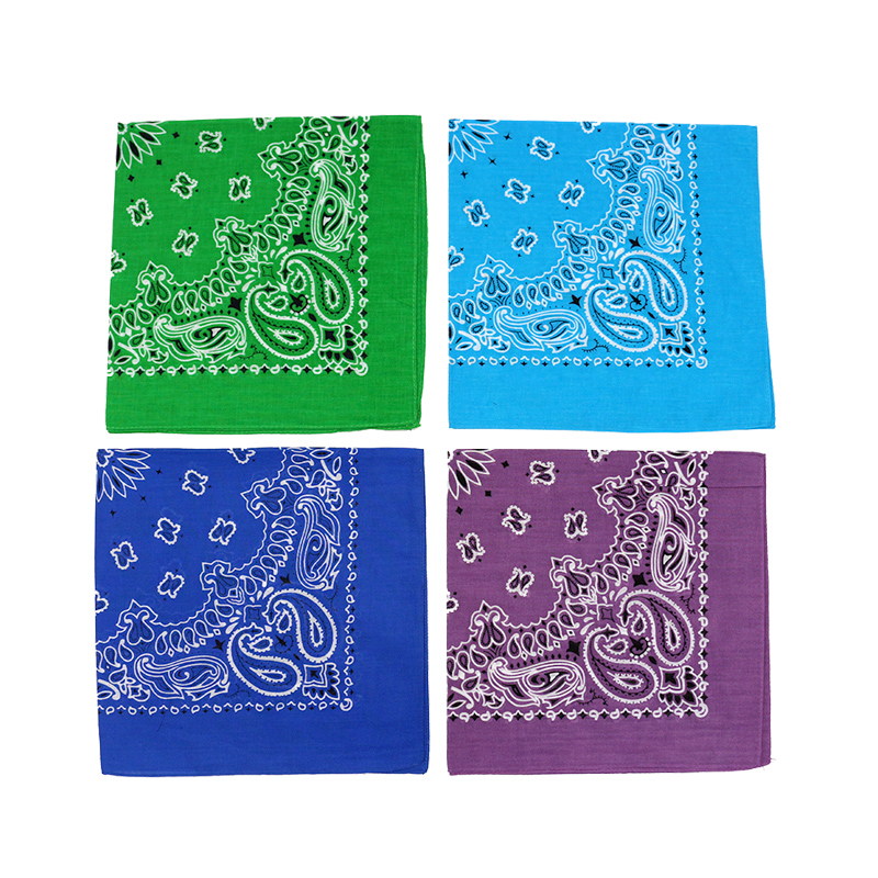 Handkerchief Cotton Men - Sciarpa bandana da uomo hip-hop stampata