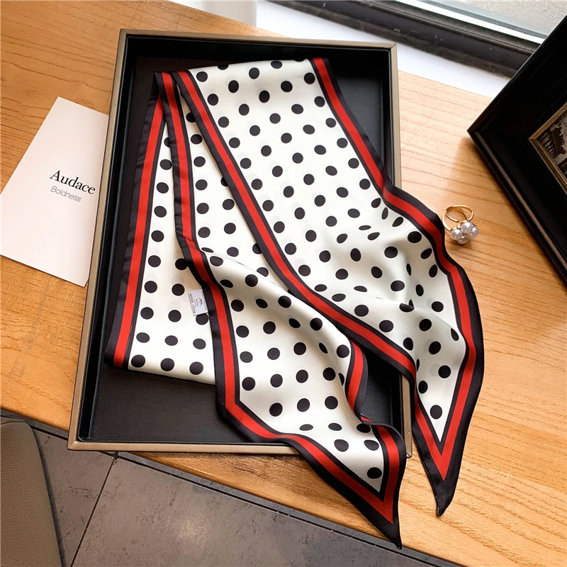 Silk Neck Scarf - Sciarpa lunga di seta di lusso