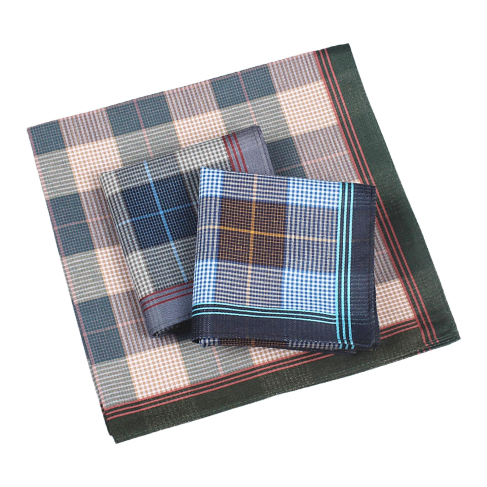 Handkerchief Cotton Men - Set di 6 Fazzoletti da Taschino,