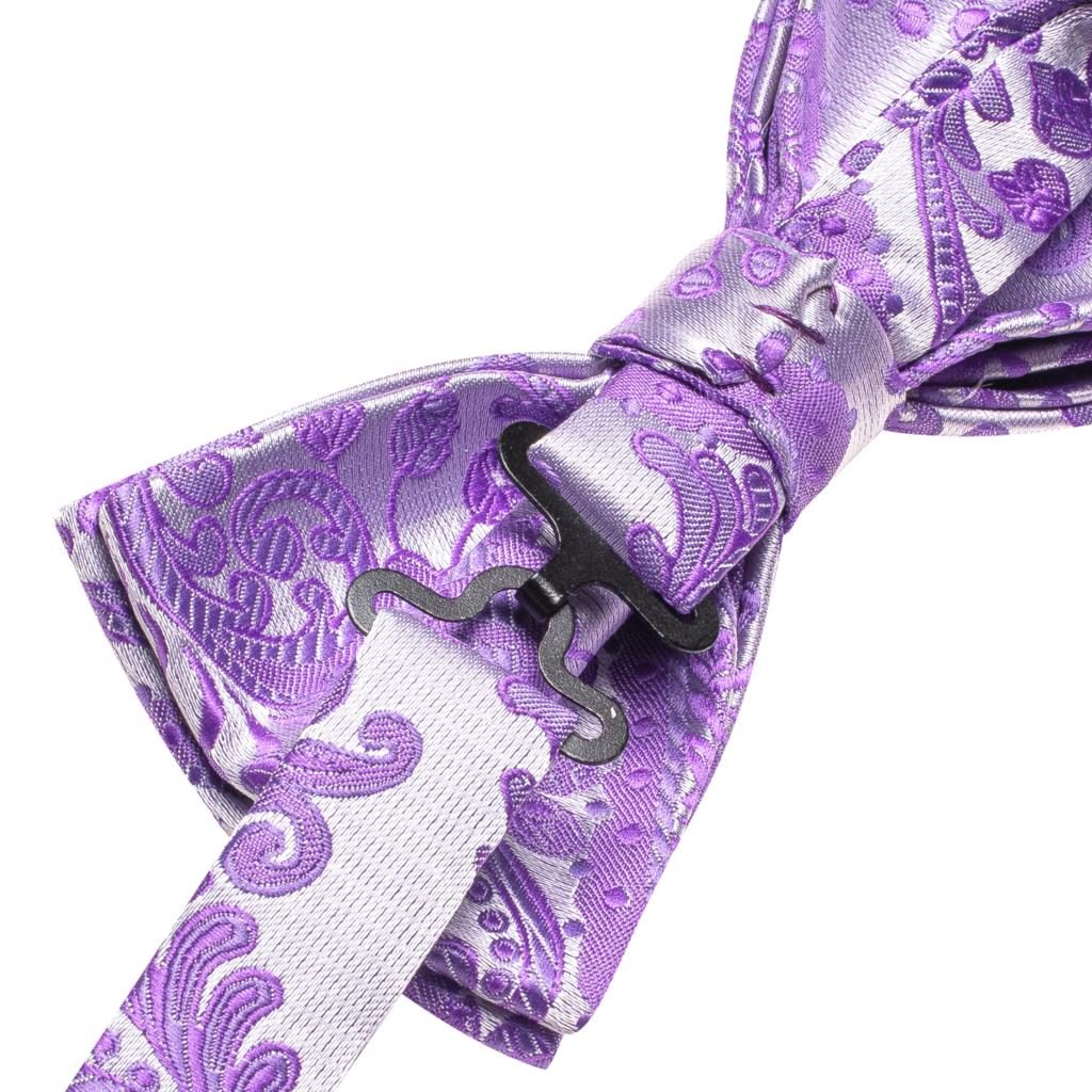 Papillon da uomo in seta viola - Bow Tie Pre Tied recensione e prezzo