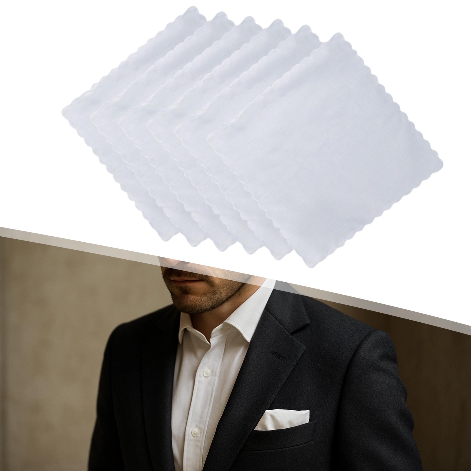 6 Fazzoletti in Cotone per Don - Handkerchief Cotton Men recensione e prezzo