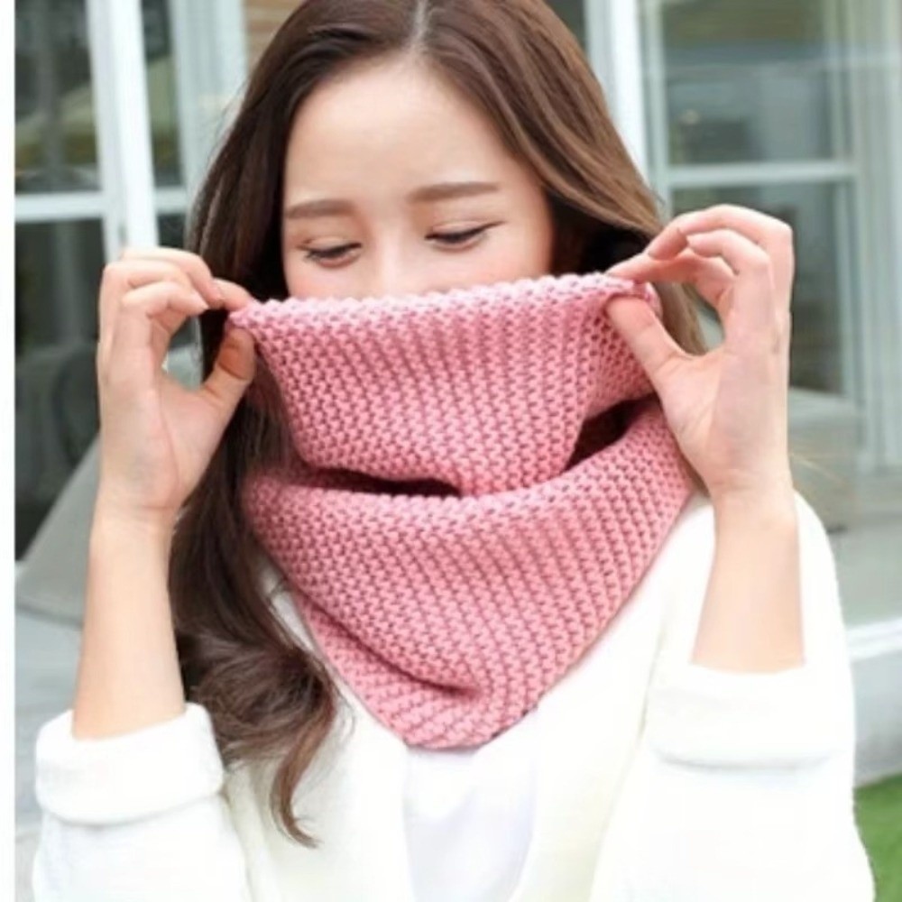 Sciarpa a Collo Alto a Tinta U - Infinity Scarf Knit recensione e prezzo